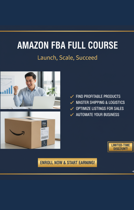 Amazon FBA Full course Step by step